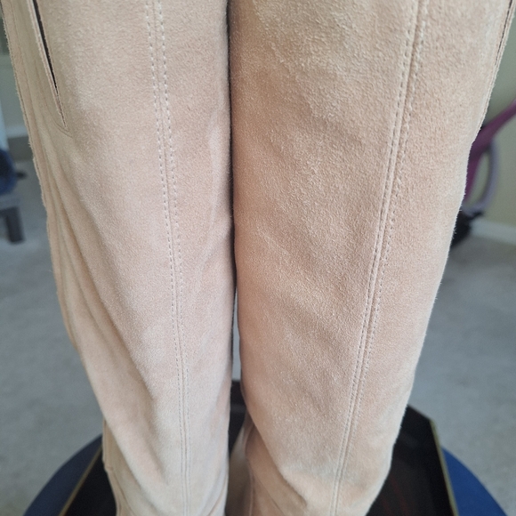Elegant Light Tan Knee-High Boots Sam Edelman Size 9M - Picture 5 of 13